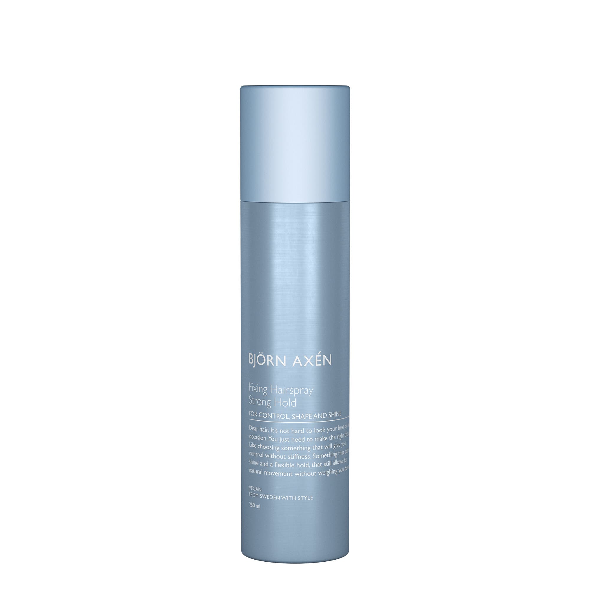 Лак для волосся легкої фіксації Björn Axén Fixing Hairspray Strong Hold for Control, Shape and Shine